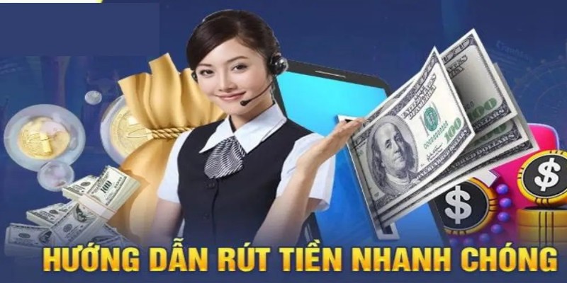 Hướng dẫn rút tiền trong 2 phút